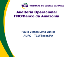 Auditoria Operacional FNO/Banco da Amazônia