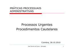 Procedimentos Cautelares