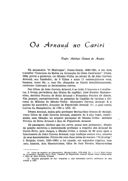 Os Arnaud no Cariri - Instituto do Ceará