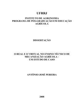 Antonio Jos&eacute; Pereira