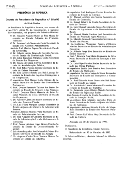 Decreto do Presidente da República n.º 85-A/95