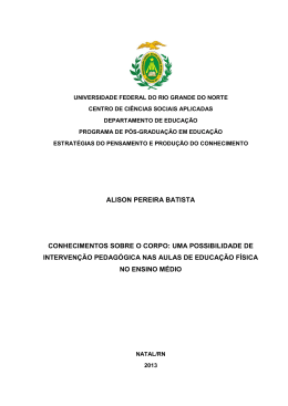 ALISON PEREIRA BATISTA CONHECIMENTOS - PPGED