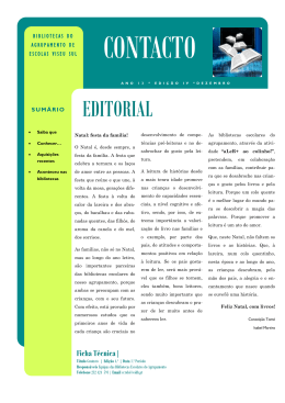 EDITORIAL - Agrupamento de Escolas Infante D. Henrique