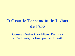 O Grande Terremoto de Lisboa de 1755