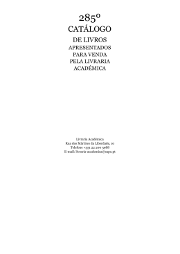 Junho / 2015 - Livraria Acad&eacute;mica