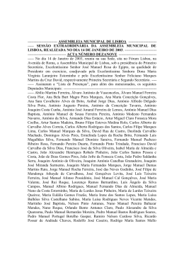 Acta 19 - PDF - Assembleia Municipal de Lisboa