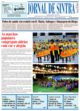 As marchas populares congregam aldeias com