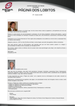 N&ordm;1 - Outubro de 2008