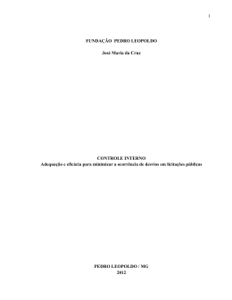1 FUNDA&Ccedil;&Atilde;O PEDRO LEOPOLDO Jos&eacute; Maria da Cruz