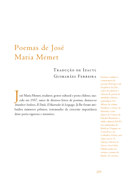 Poemas de Jos&eacute; Maria Memet