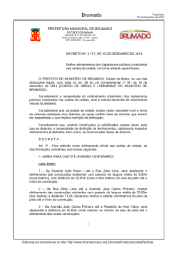 DECRETO N&Acirc;&ordm; XXXX, DE XX DE MAR&Atilde;&Dagger;O DE 2006