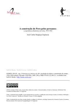 A constru&ccedil;&atilde;o do Peru pelos peruanos: