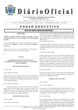 Di&aacute;rio Oficial n&ordm; 3.781 - 10 de Dezembro(Sexta