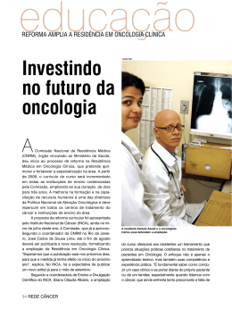 investindo no futuro da oncologia