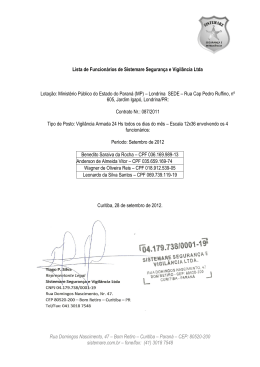 Curitiba &ndash; Paran&aacute; &ndash; CEP: 80520-200 sistemare.com.br