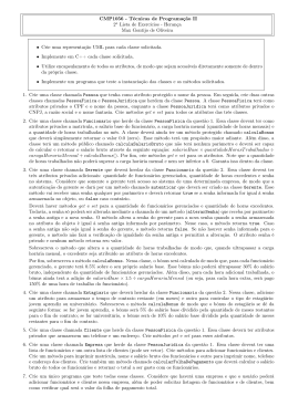 2&ordf; Lista de exerc&iacute;cios