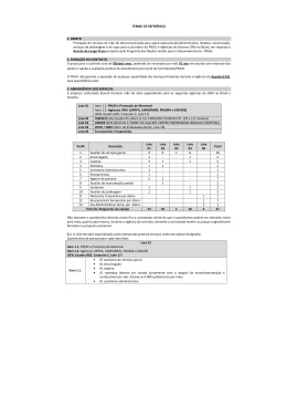 TERMO DE REFER&Ecirc;NCIA 1. OBJETO Presta&ccedil;&atilde;o de servi&ccedil;os