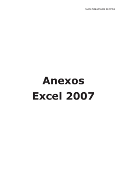 Apostila Pr&aacute;tica Excel 2007 - PROGEP