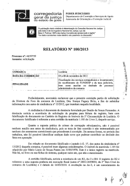 1 - Tribunal de Justi&ccedil;a do Estado de Goi&aacute;s