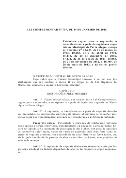 Lei Complementar 757