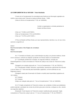 LEI COMPLEMENTAR 59 de 18/01/2001
