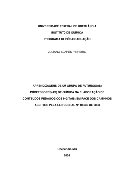 pesquisa - RI UFU - Universidade Federal de Uberlândia