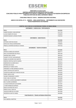 Anexo III do Edital n&ordm; 21