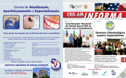 INFORMA 19 Mar&ccedil;o a Maio de 2011 - CRO-AM