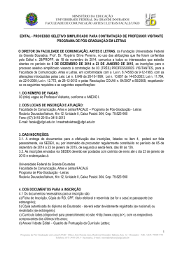 edital professor visitante ufgd