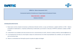 Etapa I &ndash; Inscri&ccedil;&atilde;o
