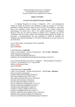 Minist&eacute;rio das Comunica&ccedil;&otilde;es