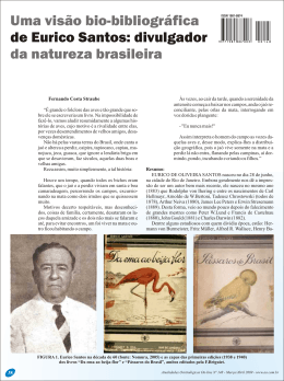 Uma visão bio-bibliográfica de Eurico Santos