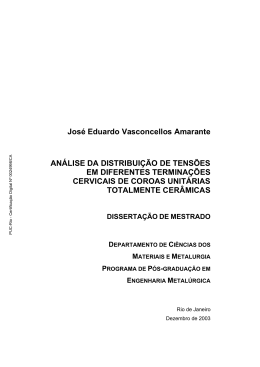 Jos&eacute; Eduardo Vasconcellos Amarante AN&Aacute;LISE DA DISTRIBUI&Ccedil;&Atilde;O
