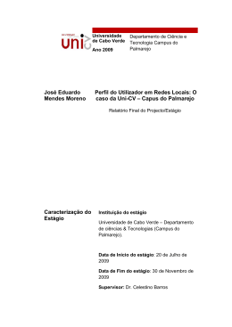 Jos&eacute; Eduardo Mendes Moreno Perfil do Utilizador em Redes Locais