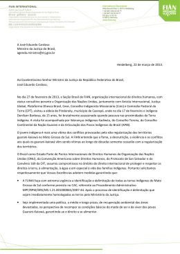 A José Eduardo Cardoso Ministro da Justiça do Brasil, agenda