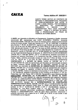 5º Termo Aditivo