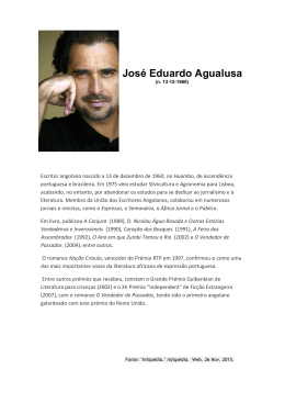 Biografia de José Eduardo Agualusa