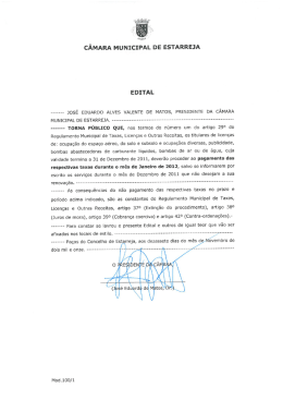 JOS&Eacute; EDUARDO ALVES vALENTE DE MATOS, PRESIDENTE DA