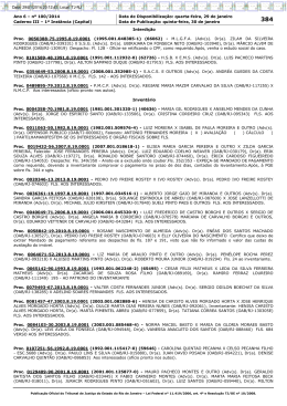 Ano 6 &ndash; n&ordm; 100/2014 Data de Disponibiliza&ccedil;&atilde;o: quarta