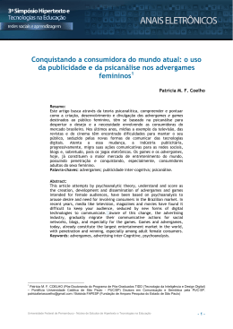 Conquistando a consumidora do mundo atual: o uso da publicidade