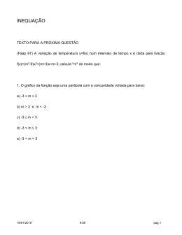 INEQUAÇÃO - Diadematematica