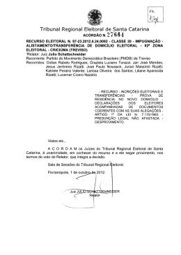 Scanned Document - Tribunal Regional Eleitoral de Santa Catarina