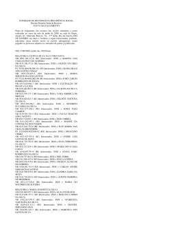 CONSELHO DE RECURSOS DA PREVID&Ecirc;NCIA SOCIAL D&eacute;cima