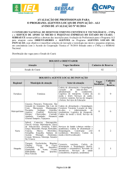 Aviso de avaliação