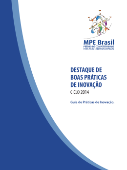 destaque de boas pr&aacute;ticas de inova&ccedil;&atilde;o