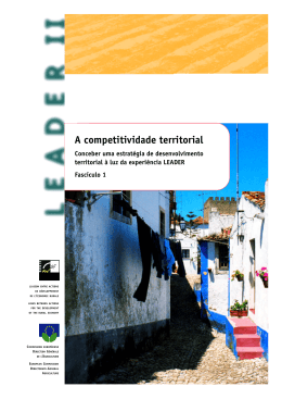 A competitividade territorial