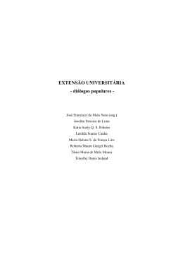 EXTENS&Atilde;O UNIVERSIT&Aacute;RIA - di&aacute;logos populares -