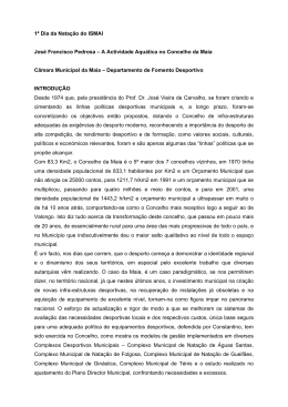 1&ordf; Dia da Nata&ccedil;&atilde;o do ISMAI Jos&eacute; Francisco Pedrosa &ndash; A Actividade