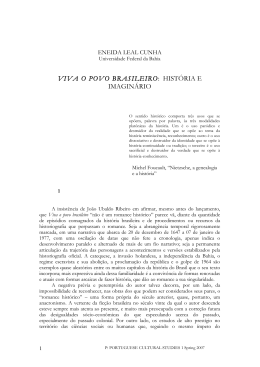 VIVA O POVO BRASILEIRO: HISTÓRIA E IMAGINÁRIO