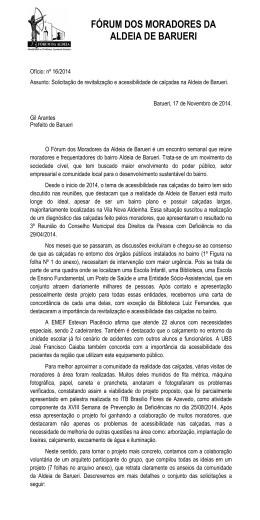 Leia o of&iacute;cio enviado pelos moradores &agrave; Prefeitura de